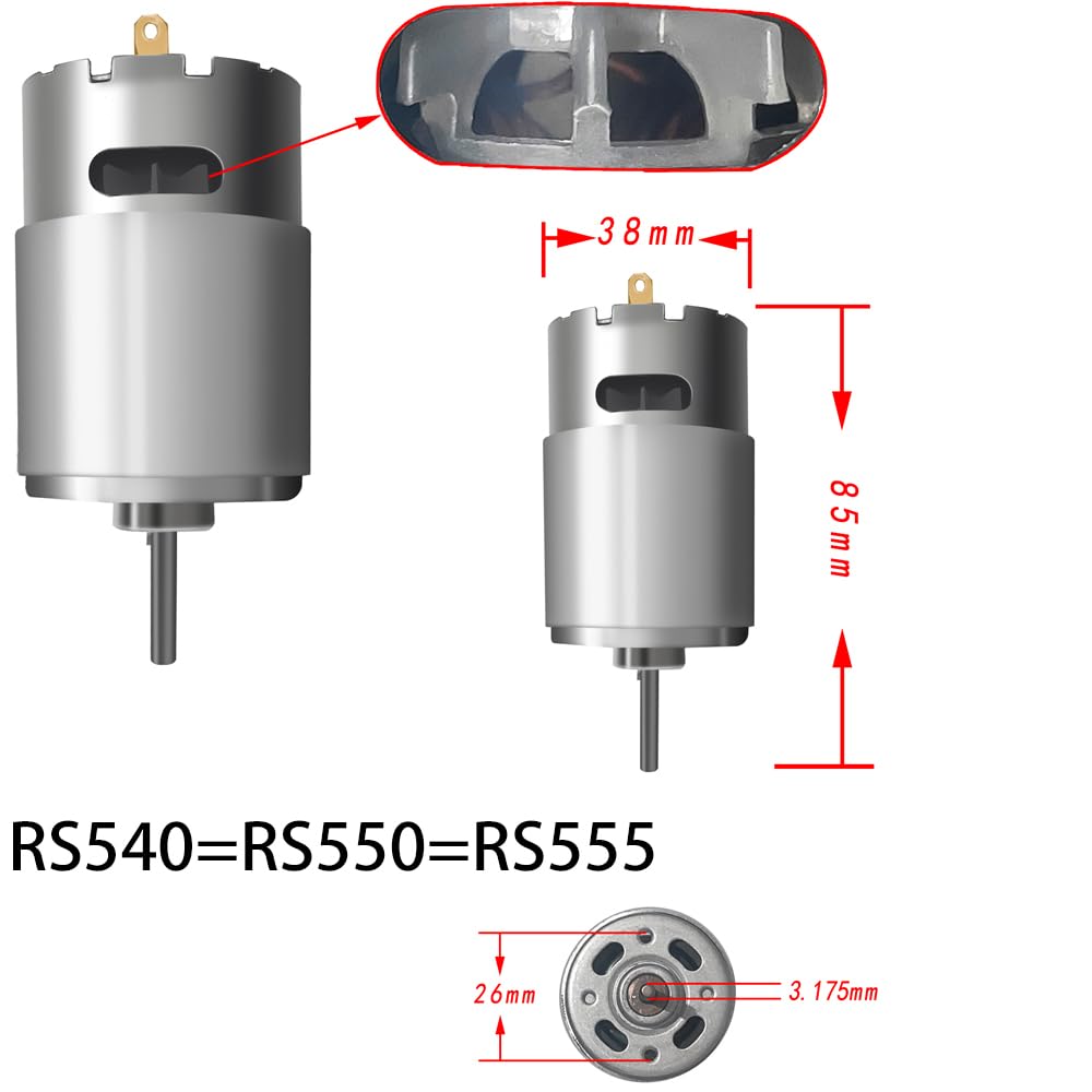 JRRXM ride-on toy compatibility across multiple models and gearboxes.