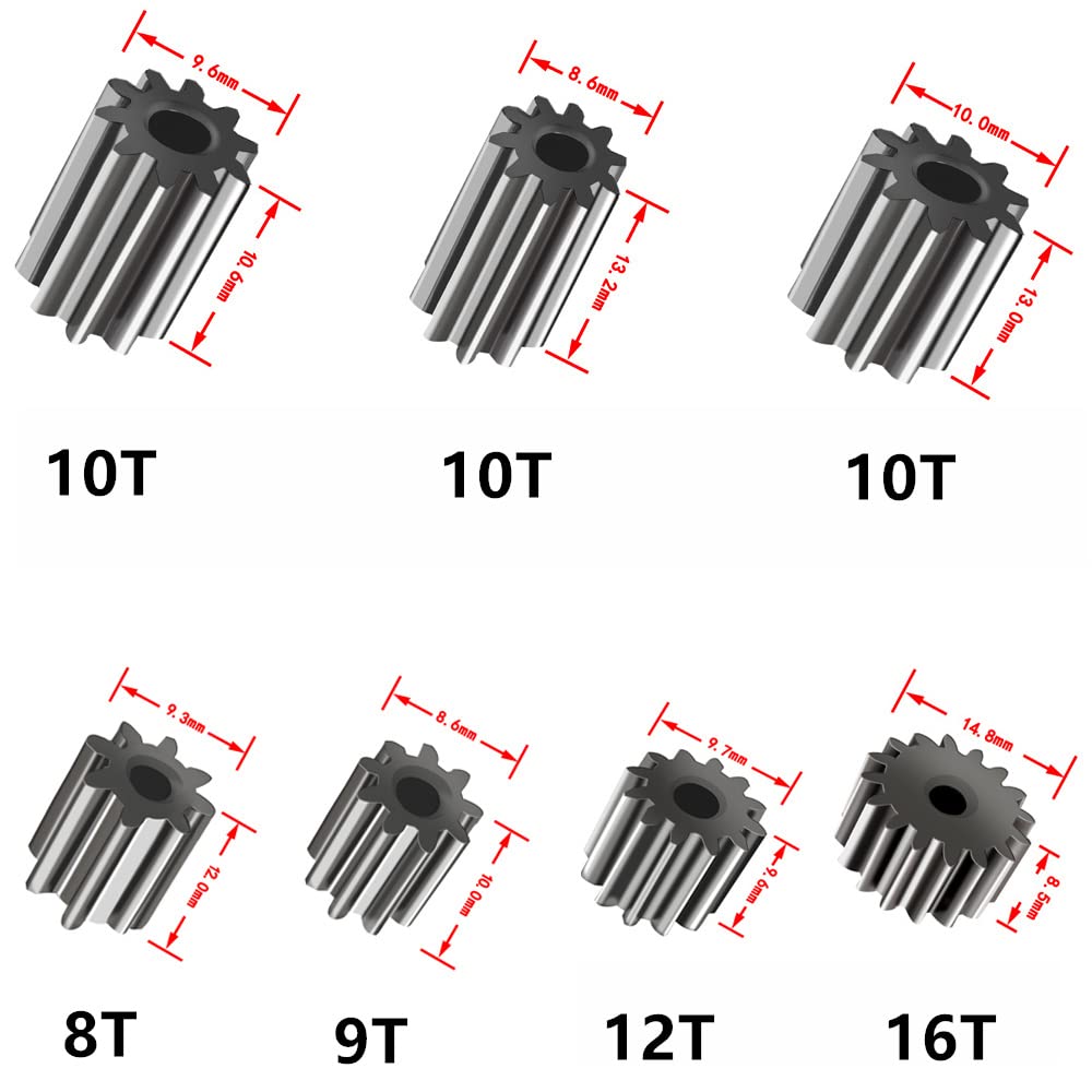 JRRXM RS555 gear teeth options enabling versatile gearbox compatibility