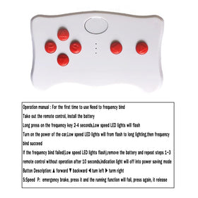 JRRXM Weelye remote and box include manual for pairing.
