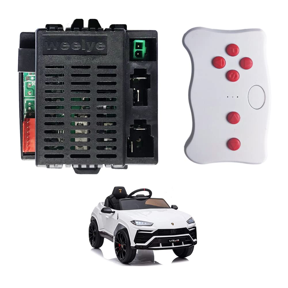 JRRXM Weelye remote box front view for quick compatibility with Power Wheels toys.