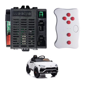 JRRXM Weelye remote box front view for quick compatibility with Power Wheels toys.