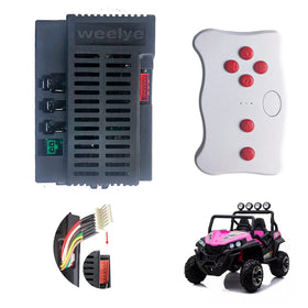 JRRXM WEELYE RX30 remote control box for 24V Power Wheels enhances control and safety.