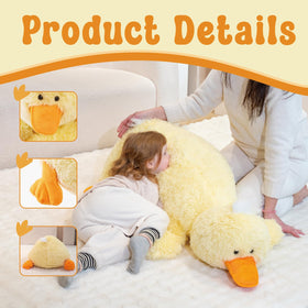 Jrystar big duck plush gift idea for birthdays and holidays