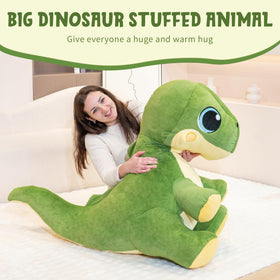 Jrystar dino plush soft-touch fabric, safe cuddly sensation for kids.