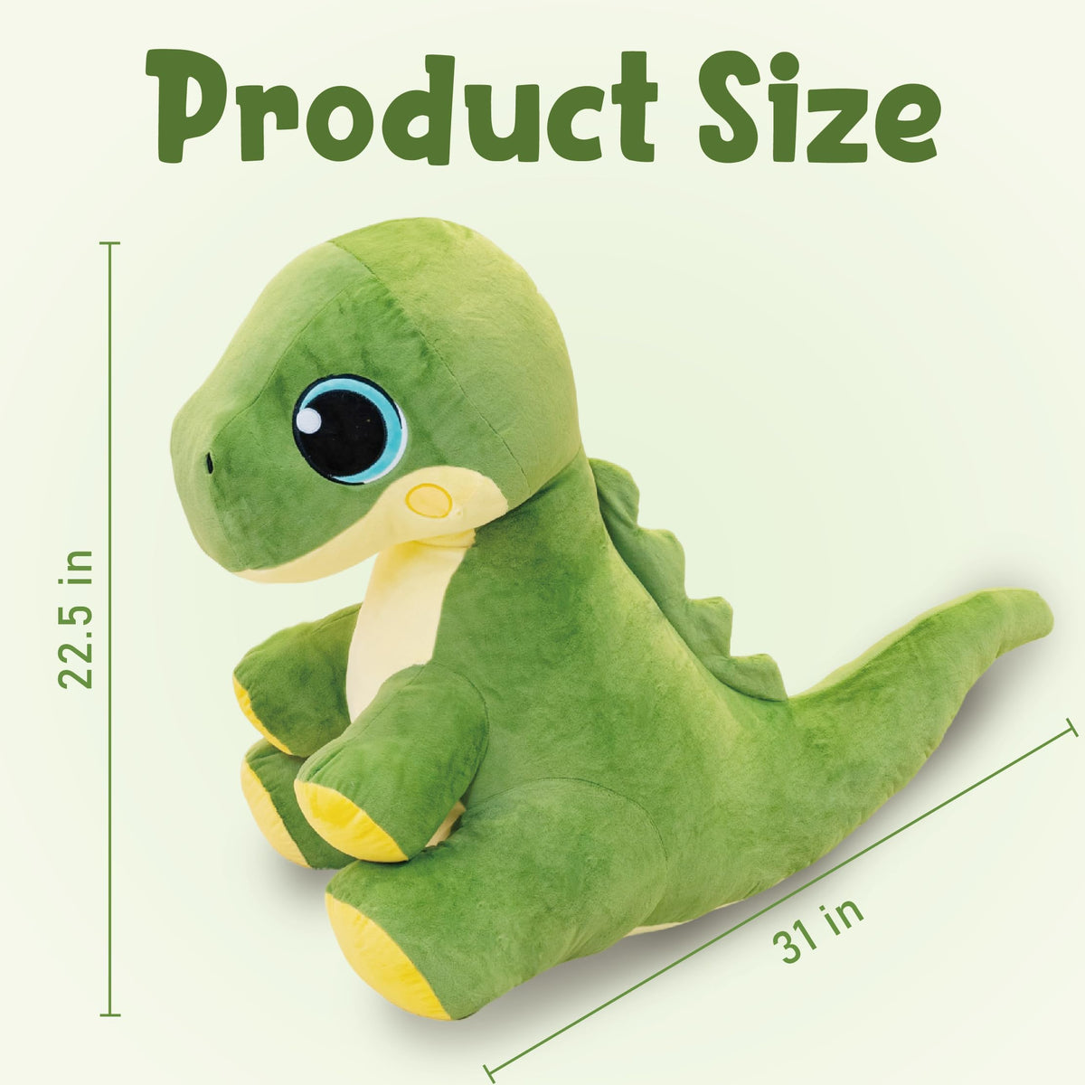 Jrystar giant T rex plush hug, a warm centerpiece for living rooms and bedrooms.