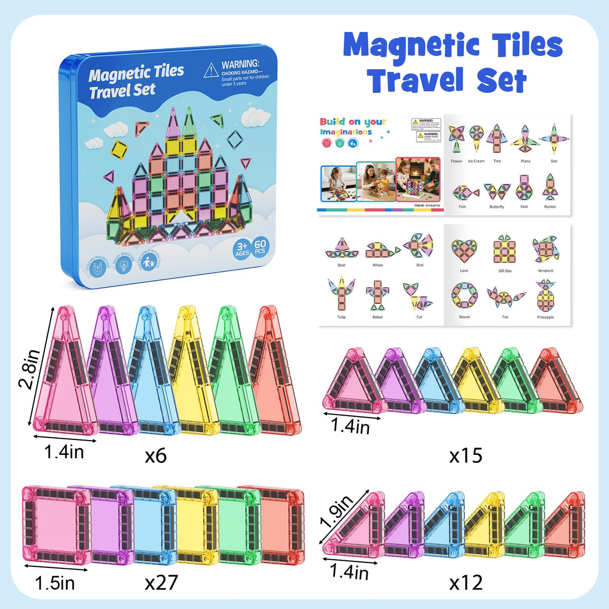 JSDKFJSA gift-ready set for ages 3 and up to spark curiosity.