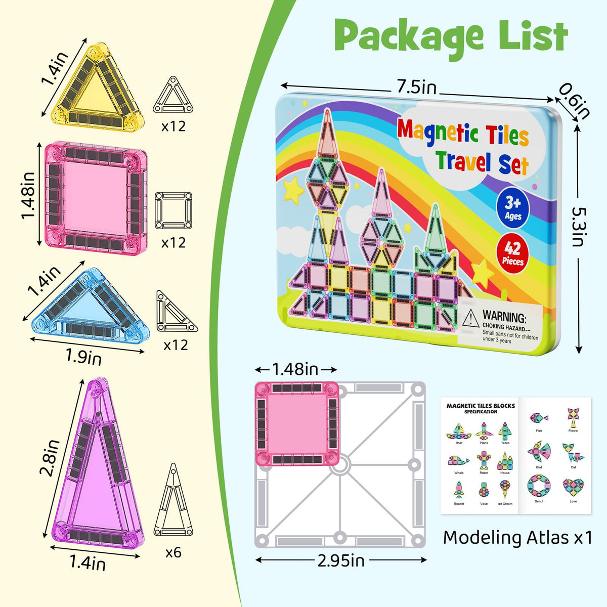 JSDKFJSA toddler travel essentials for early STEM exploration