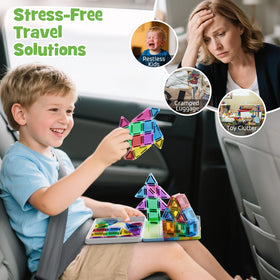 JSDKFJSA translucent candy color tiles for color recognition and creativity