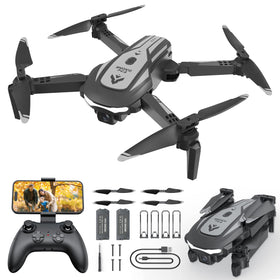 JSDOOGOO drone with 1080p live video camera for clear aerial shots