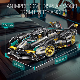 JSINMA Lambo 1:14 scale dimensions for shelf display.