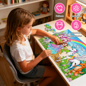Jsonebatu fairy 100-piece puzzle offers vibrant visuals for creative thinking