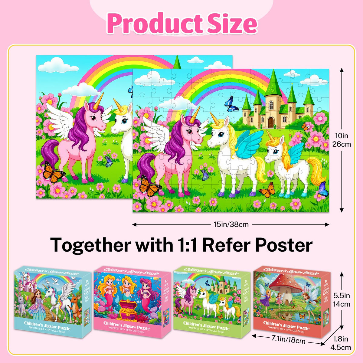 Jsonebatu 4-pack puzzle box showcases four themes for family puzzle time