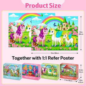Jsonebatu 4-pack puzzle box showcases four themes for family puzzle time