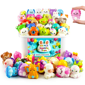 JSPL axolotl squishies set with 12 colors boosts sensory play and imagination.