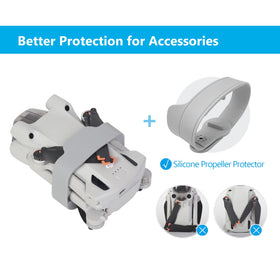 JSVER case inner pocket stores cables and spare propellers neatly