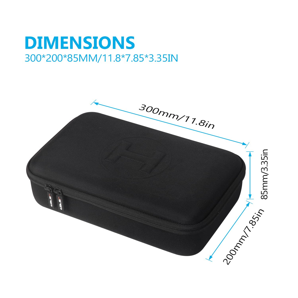 JSVER case remote controller pocket secures DJI RC-N1 during transport