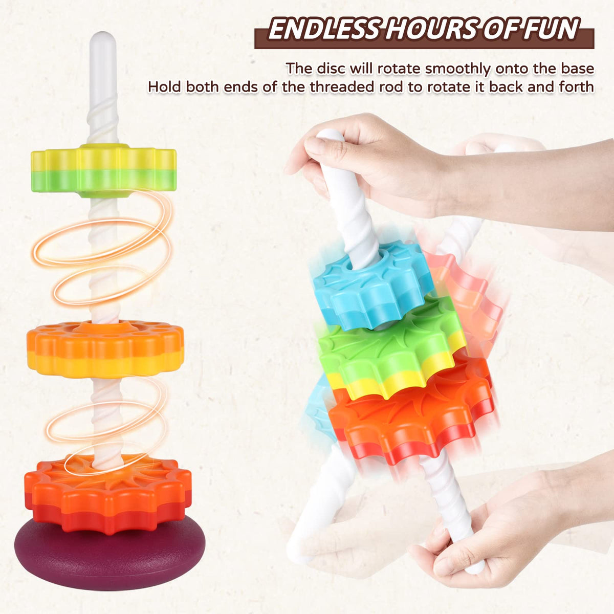 JUXUE durable ABS plastic construction ensuring safe toddler use