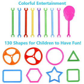 Juboury 3D puzzle creations promote spatial awareness and architectural thinking during play.
