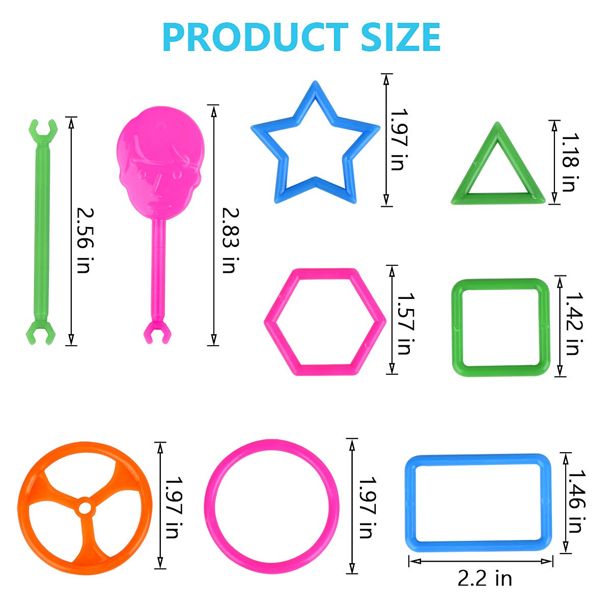 Juboury color-sorted pieces help kids learn colors during model assembly.