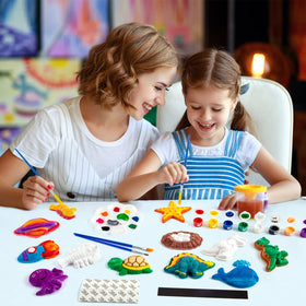 Juboury outer-space themed figurines spark storytelling during crafts