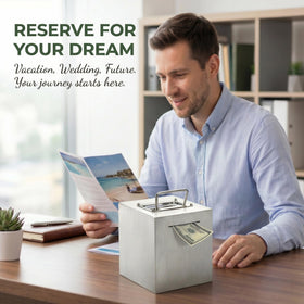 Jucoan piggy bank ideal for vacation savings and gifts