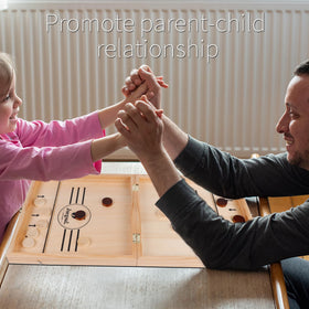 Juegoal family game night setup ready for quick, engaging multi-game sessions.