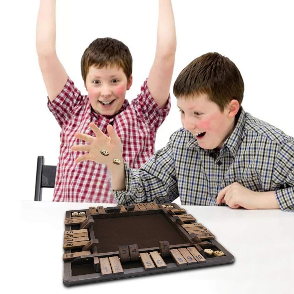 Juegoal Shut The Box gift-ready packaging for birthdays and holidays.