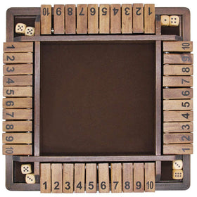 Juegoal Shut The Box dice pack ready for fast-paced turns.
