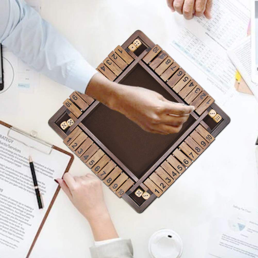 Juegoal Shut The Box ideal for family game nights and classroom activities.
