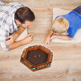 Juegoal Shut The Box packaging makes a thoughtful gift for holidays and game nights