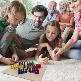 Juegoal Ludo pieces and boards support easy learning and shared fun.