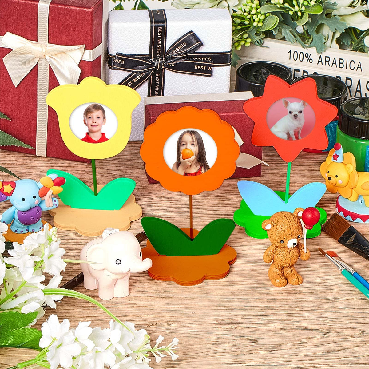 Juexica high quality wood frame edges durable for crafts