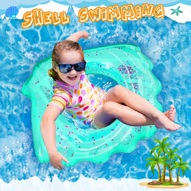 Juexica shell swim ring safe non-toxic PVC for lasting use