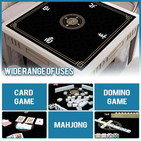 JUFORHQC Mahjong mat rolled for easy transport and storage.
