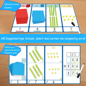 JUGGPENG base ten blocks ten rods support tens place value practice.