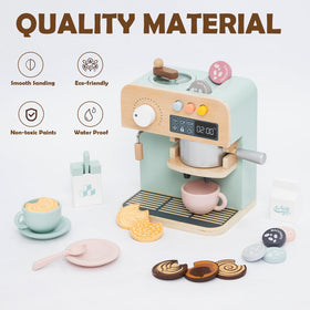 JugueteLand coffee filter accessory fosters storytelling and fine motor skills during playtime.