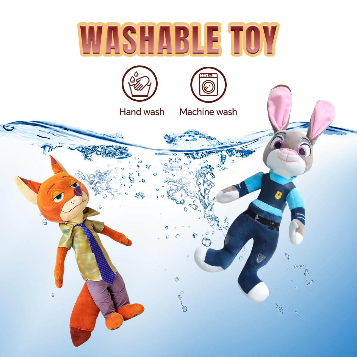 JuGuo Judy Hopps and Nick Wilde spark imaginative play.
