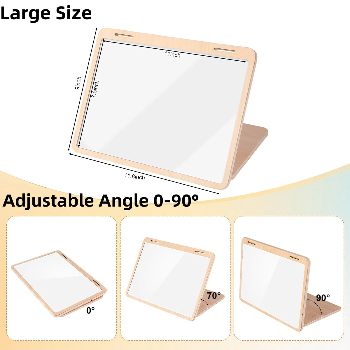 Juhg tummy time mirror offers a double-sided design for varied play.
