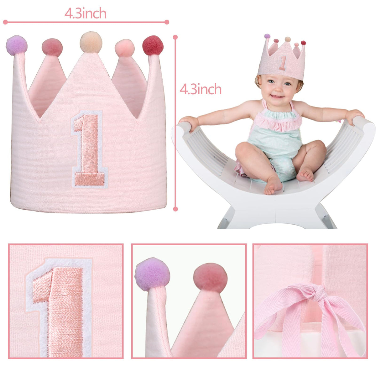 JUIIZAY girls birthday supplies create festive moments