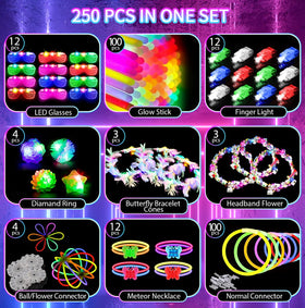 JUJOJB LED glasses with multiple modes for eye-catching night-time looks.