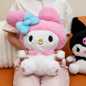 Juju Black Kawaii Plush unboxing reveal, showcasing quality stuffing and durable stitching