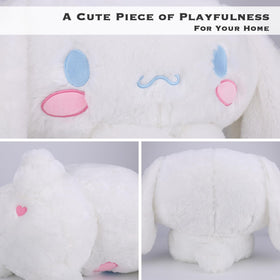 Juju GOODS Juju White Kawaii Plush 20in bed decor adds a soft focal point