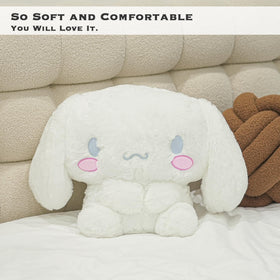 Juju GOODS Juju White Kawaii Plush 20in pastel-tones on a shelf