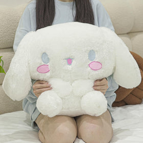 Juju GOODS Juju White Kawaii Plush 20in cuddle companion at home