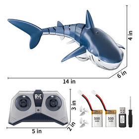JUKUDAHU indoor outdoor shark toy for versatile water fun.
