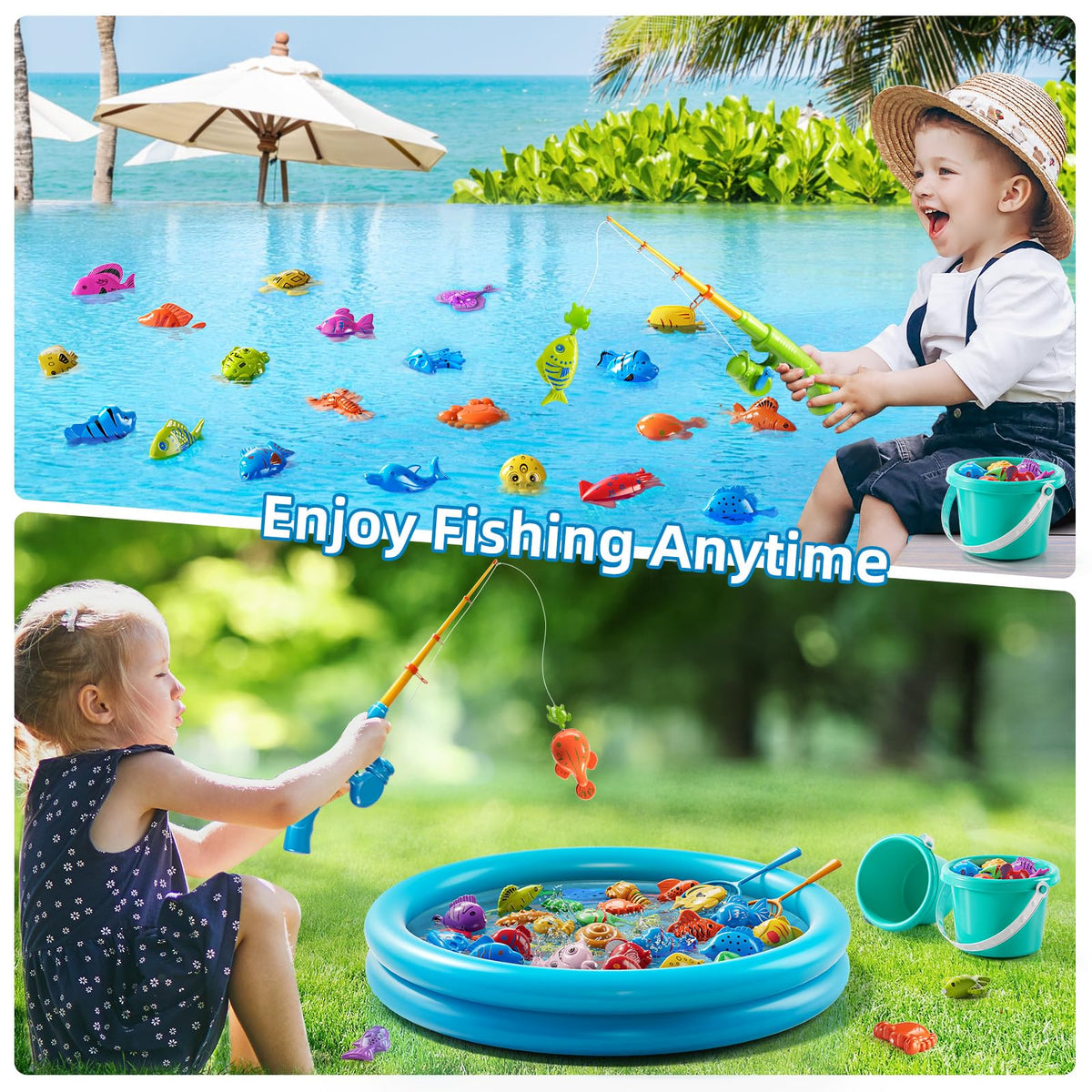JUKUDAHU extended magnet pole helps kids reach distant magnets with ease