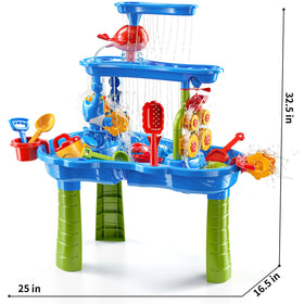 JUKUDAHU kids beach toy water table supporting dexterity during play