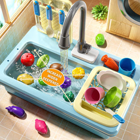 JUKUDAHU Play Sink outdoor water table setup for sunny days