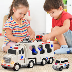 JUKUDAHU police car front view encourages role-play and missions.