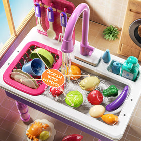 JUKUDAHU pretend kitchen set makes a thoughtful gift for fans of role play.
